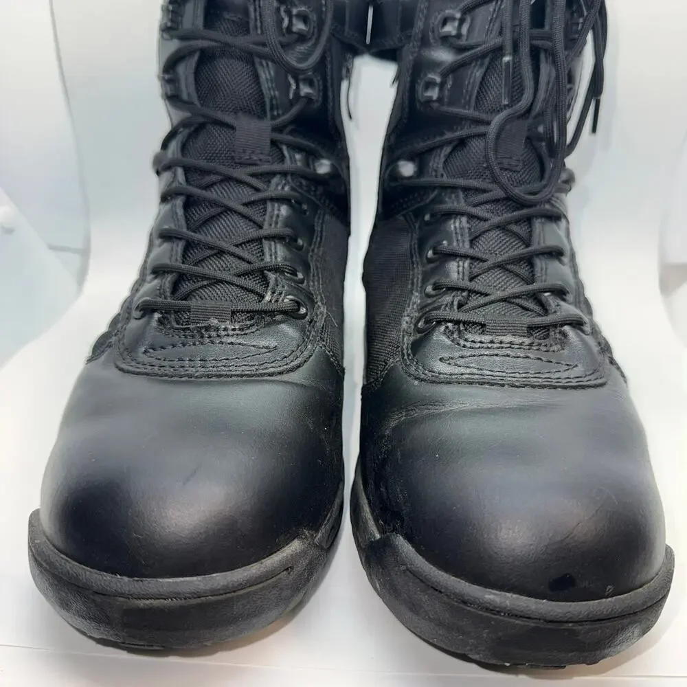 Bates Tactical Sport 2 Combat Boots Men's SZ US 11 Black Leather Side Zip E03180